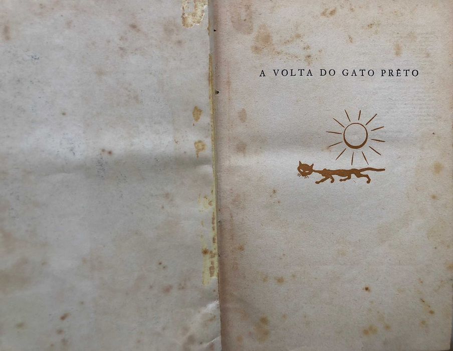 A Volta do Gato Preto - 1ª Edição - Erico Veríssimo