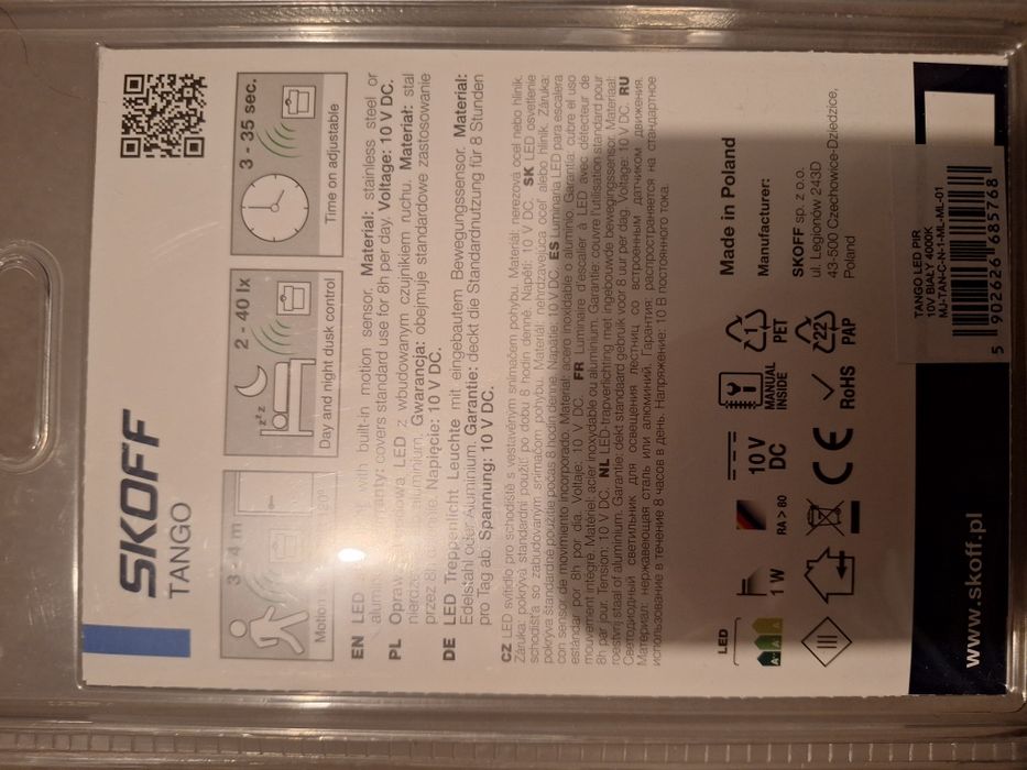 Skoff tango led pir 120  10V