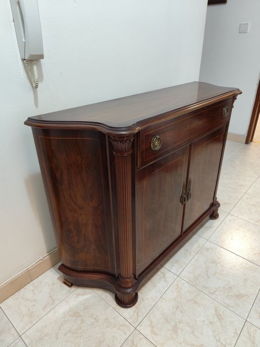 Consola de apoio mogno, estilo Duncan.