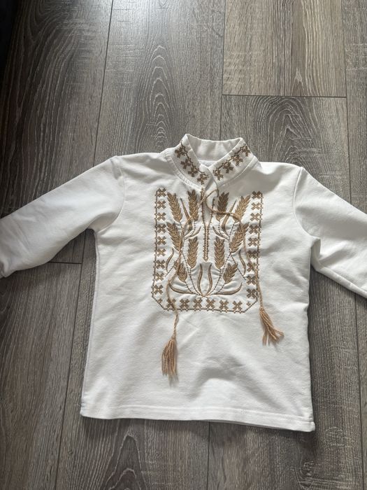 Вишиванка на хлопчика біла  92 р / вишита сорочка