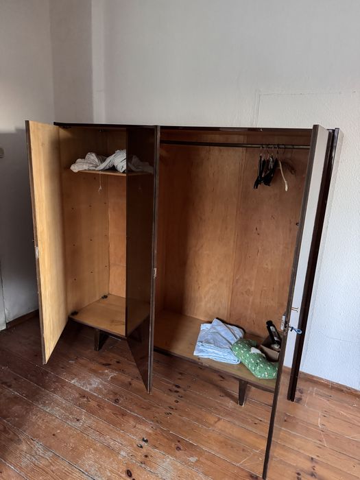 Duża szafa PRL - wysoki połysk