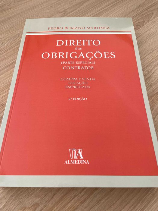 «Direito das Obrigações (Parte Especial) Contratos» - Romano Martinez