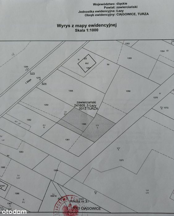 Atrakcyjna działka 1,125 ha | Turza, Ciągowice k. Łaz | woj. śląskie - View 6