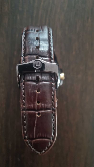 Zegarek Bulova automatyczny złoty brązowy pasek oryginalny