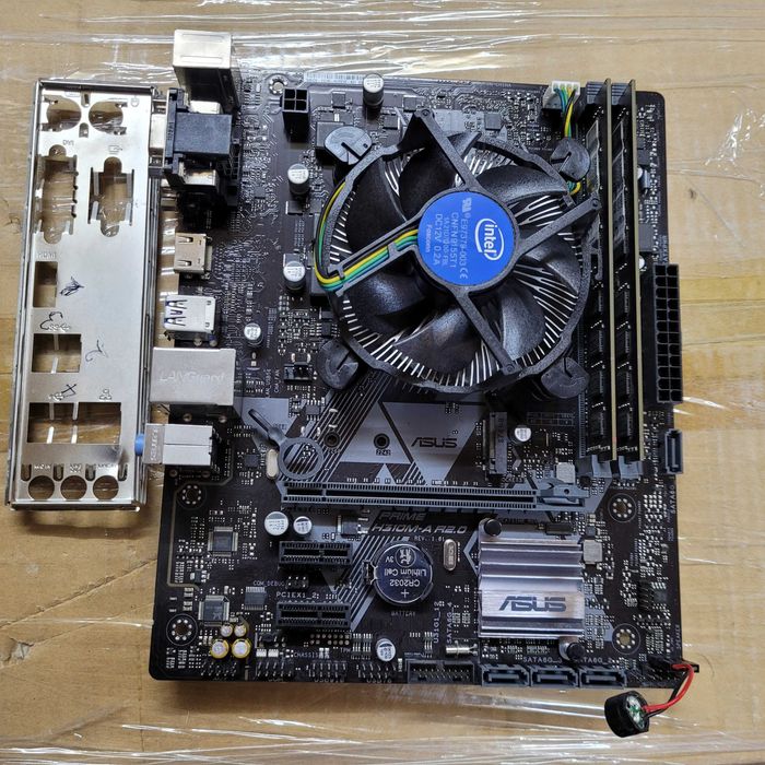 Комплект 4 ядра s1151v2 Asus H310M  BOX+ I3 8100 + 8GB DDR4 M2 HDMI