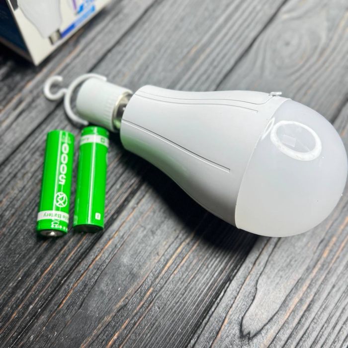 ‼️Аварійна Лампочка 30W + Тайпси Tipe-C аккумуляторна на 3 акб 18650