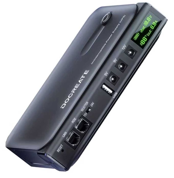 UPS для роутера | DC UPS | безперебійник для інтернету | LED дисплей