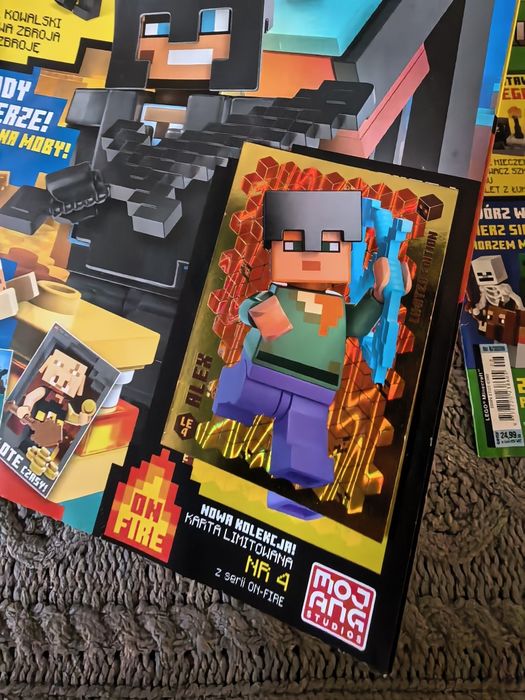 Zestaw Minecraft gazetki komiks