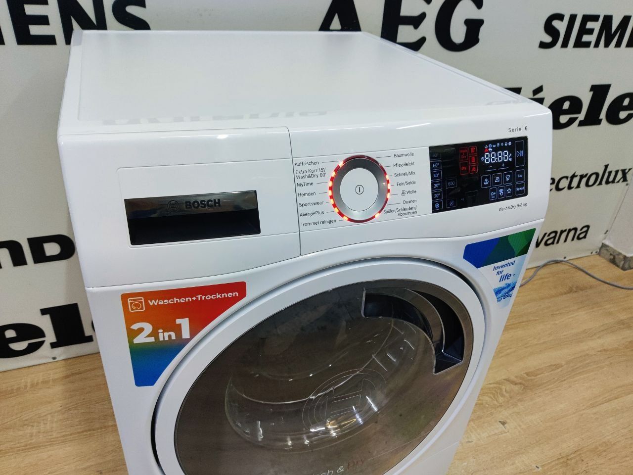 Стирально-сушильная машина BOSCH™ Serie6 Wash&Dry. 9/6kg.Идеал. 2019г ...