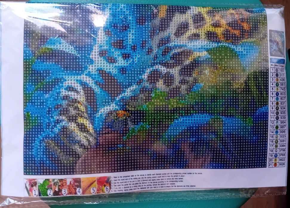 Zestaw do Diamond painting, Lampart (30x40cm)