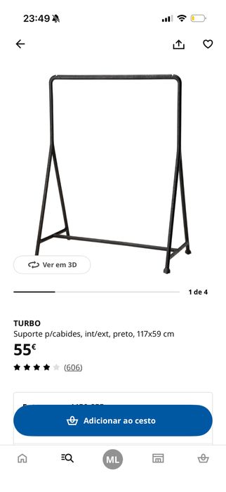 Cabide de pé - IKEA Turbo
