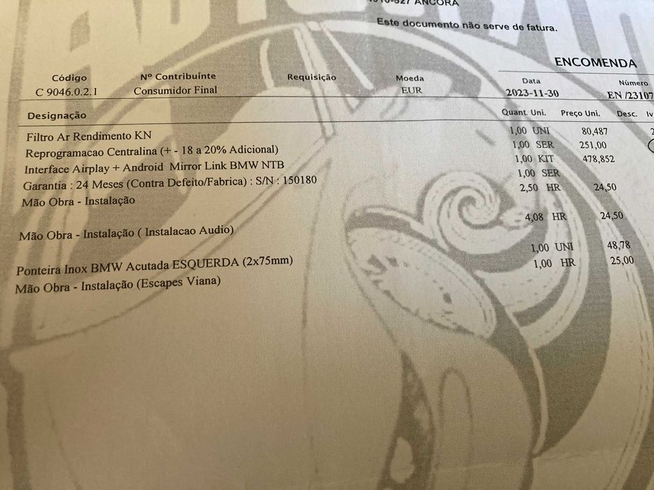 Interface AIRPLAY ANDROID Mirror link BMW