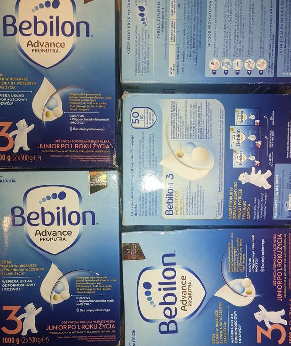 Bebilon 3 advance pronutra 5*1000g razem 5kg