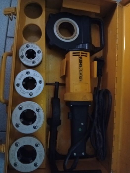 Máquina de fazer roscas  Elétrica REMS Amigo 1/8 - 1 1/4 (Nova / Sem Uso)