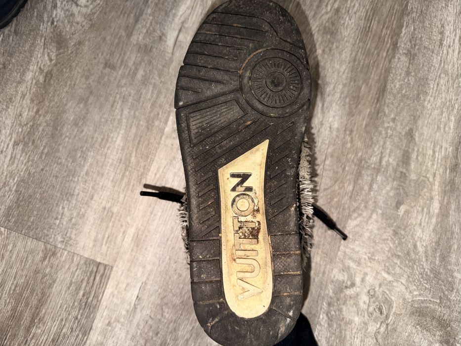 Louis vuitton skate denim black
