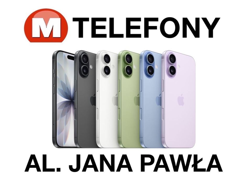 NOWY iPhone 17 256GB Czarny Biały Lawendowy Niebieski AL JANA PAWŁA