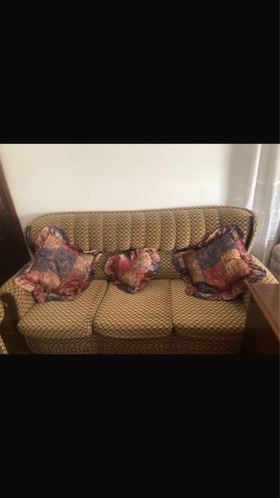 Conjunto 3 sofas + mesa