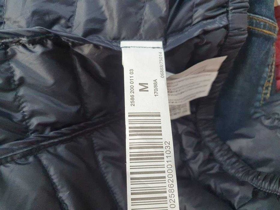 damska kurtka puchowa ultra light kaptur roz 38 M Stradivarius granat