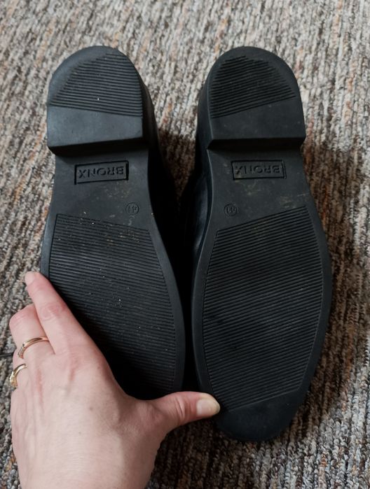 Buty męskie wizytowe, eleganckie, skórzane, skóra komunijne Bronx 41