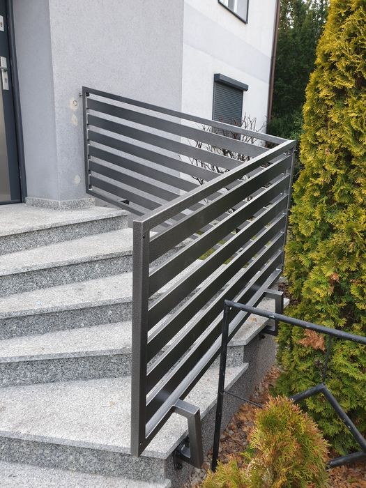 Schody balustrady bramy przesuwne brama płoty