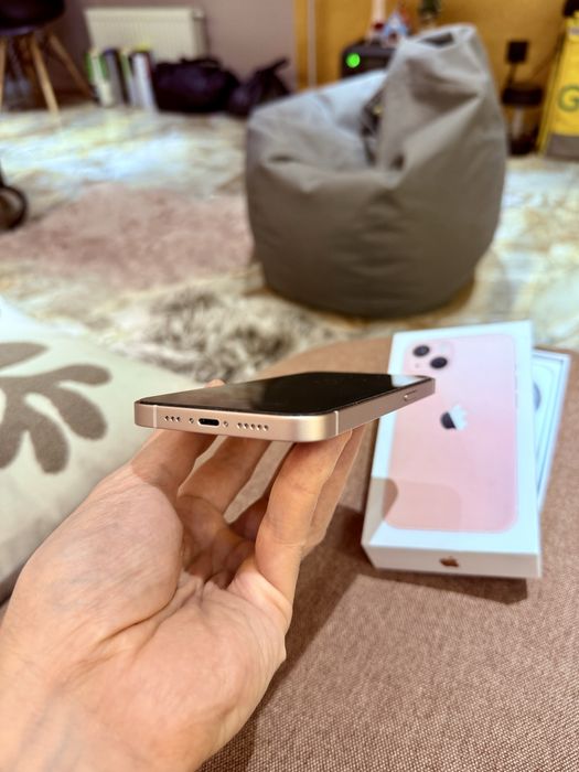 Iphone 13 128 Gb Pink Ідеал Скло в Подарунок Рожевий Неверлок Коробка
