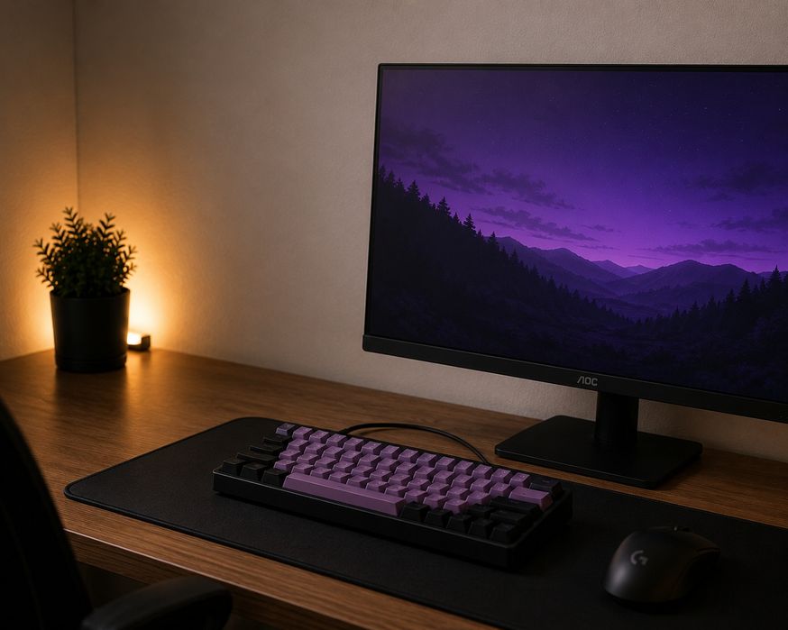 Ігрова клавіатура MageGee T591 (60%) - Стильний дизайн + Відмінний стан