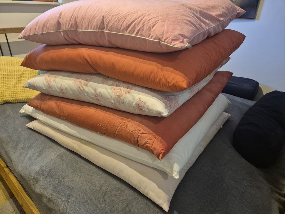 Zestaw trzech puszystych poduszek PUCHOWYCH – Naturalne i Miękkie!