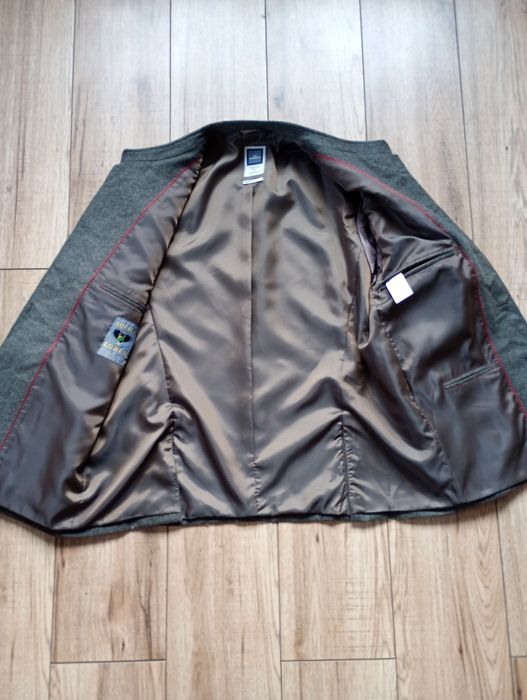 Walbush męska marynarka ze stójką L XL wełna Loden