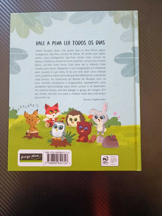 Livro infantil “O Bando dos Bosques”.