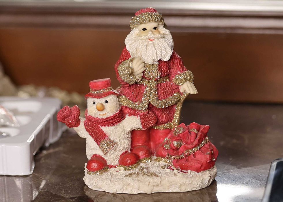 Статуетка фігурка санта клаус йоулупуккі дід мороз сніговик подарунок