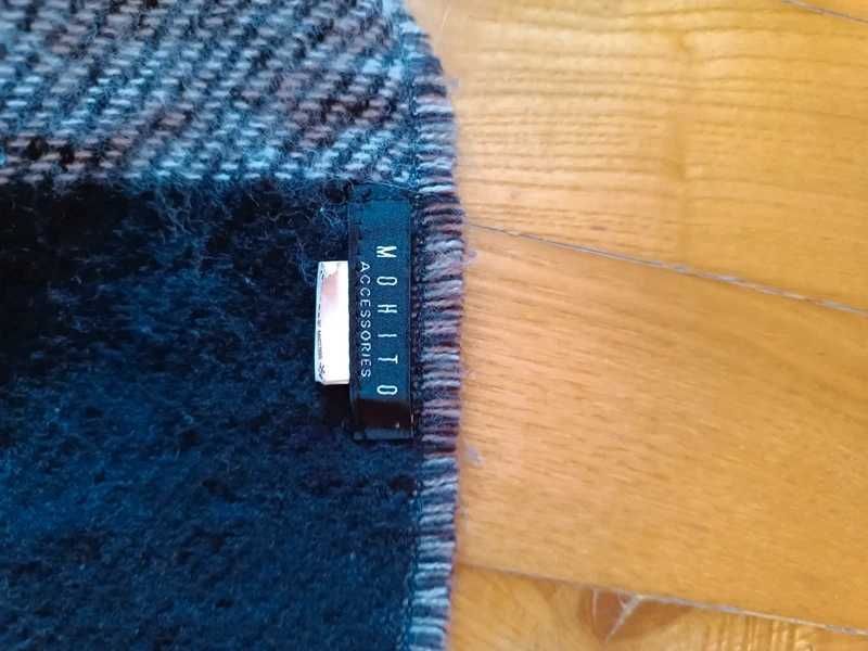 Szalik Mohito dwustronny panterka + paski