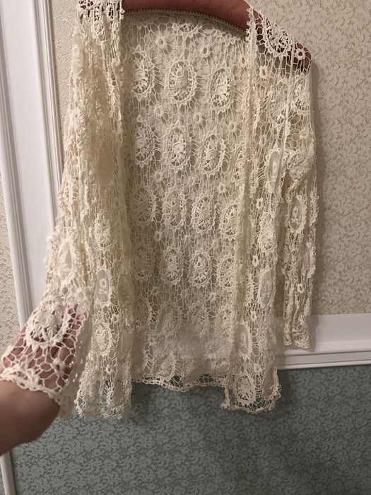 Кардиган, кофта, кружевна накидка