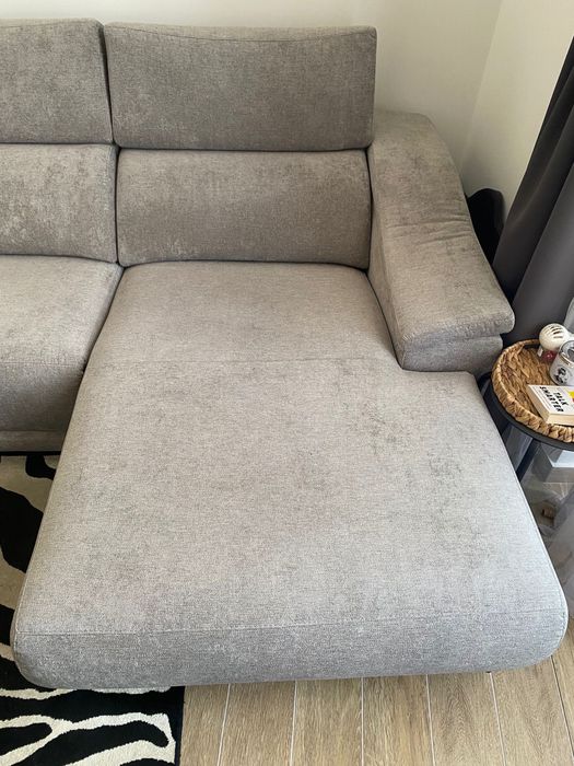 Sofá Transporte Incluido - Stoffus Fiori Relax chaise longue + relax elétrico – impecável