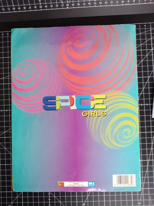 Caderneta de cromos Spice Girls completo Panini anos 90