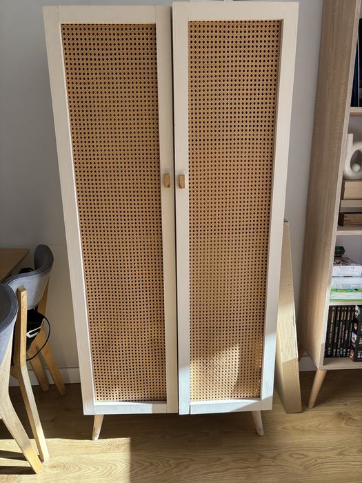 Rattanowa szafa boho