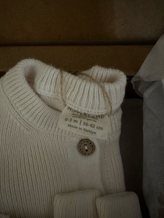 Набір для немовлят (ромпер, шапочка, шкарпетки, плед)