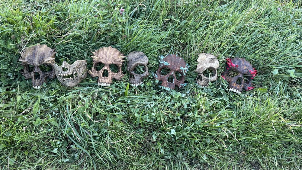 Maska Halloween - czaszka - model druk 3d na zamówienie