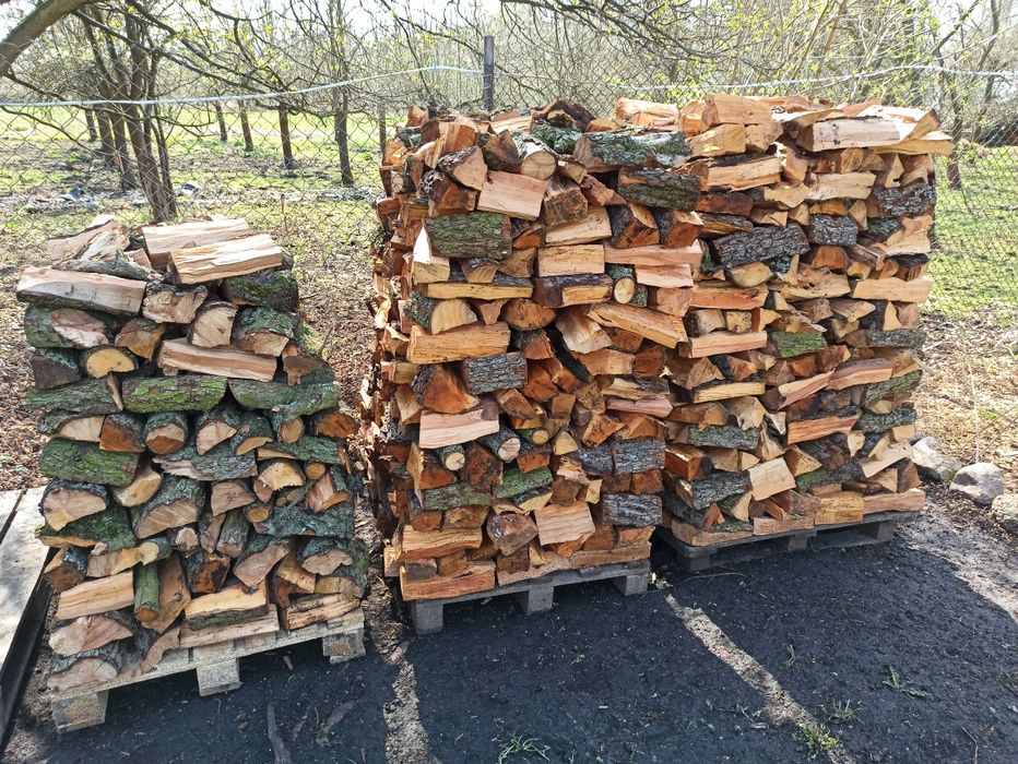 Drewno owocowe do wędzenia sezonowane jabłoń opał grill