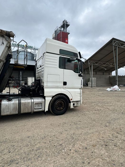 Man TGX 440 Mega hydraulika Manual Kempf naczepa 43m3 Scania, Volvo