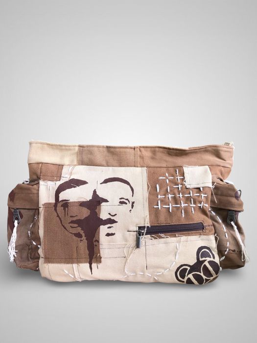 винтаж сумка через плече ручной работы