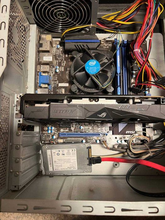 Продам компьютер БУ настольный Пк Або по деталям