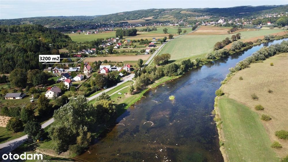 Działka budowlana z Warunkami Zabudowy, wygodny dojazd, 250 m od Sanu