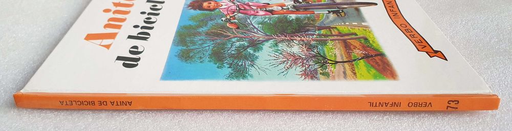 Antigo Livro Verbo Infantil ~ "Anita de Bicicleta" ~ nº73 ~ Anos 80
