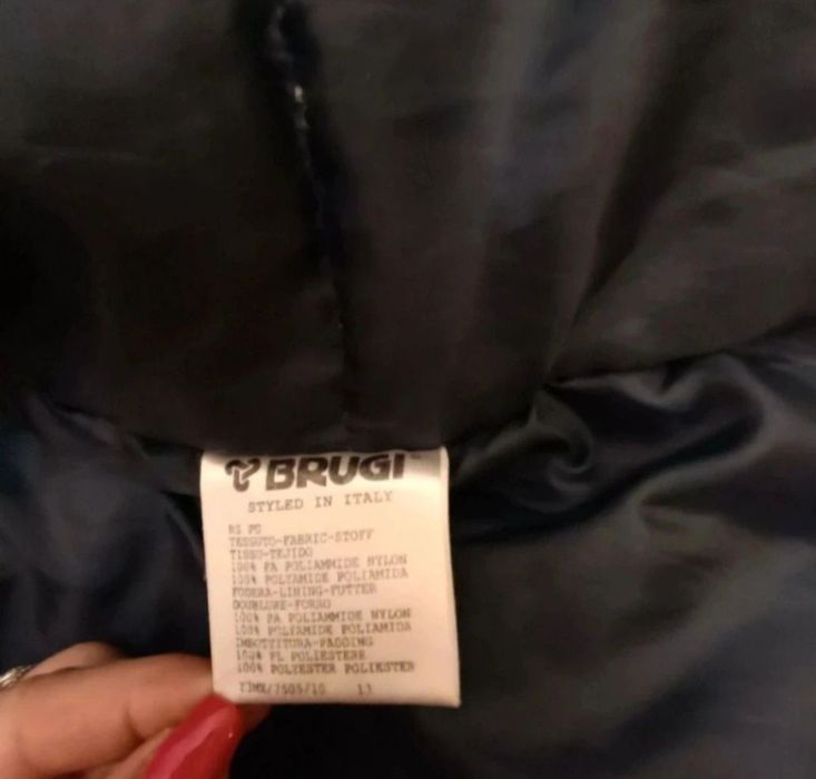 Tanio zimowa ciepła dziecięca kurtka firmy Brugi