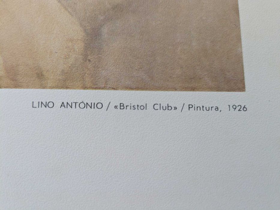 Poster Original Vintage Lino Antonio Fundação Calouste Gulbenkian