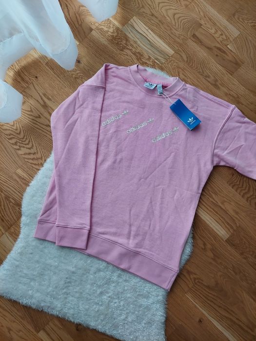 Adidas Nowa Bluza XS/34 bluzka top różowa bawełniana koszulka