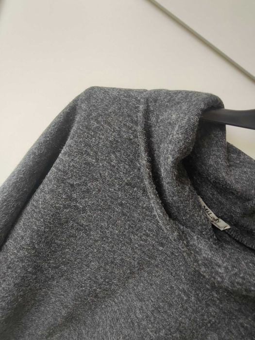 Komplet spódnica midi sweter bluza dzianina golf uni