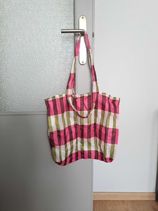 Torba IKEA Skynke lekka, składana typu shopper, 2 długości rączek
