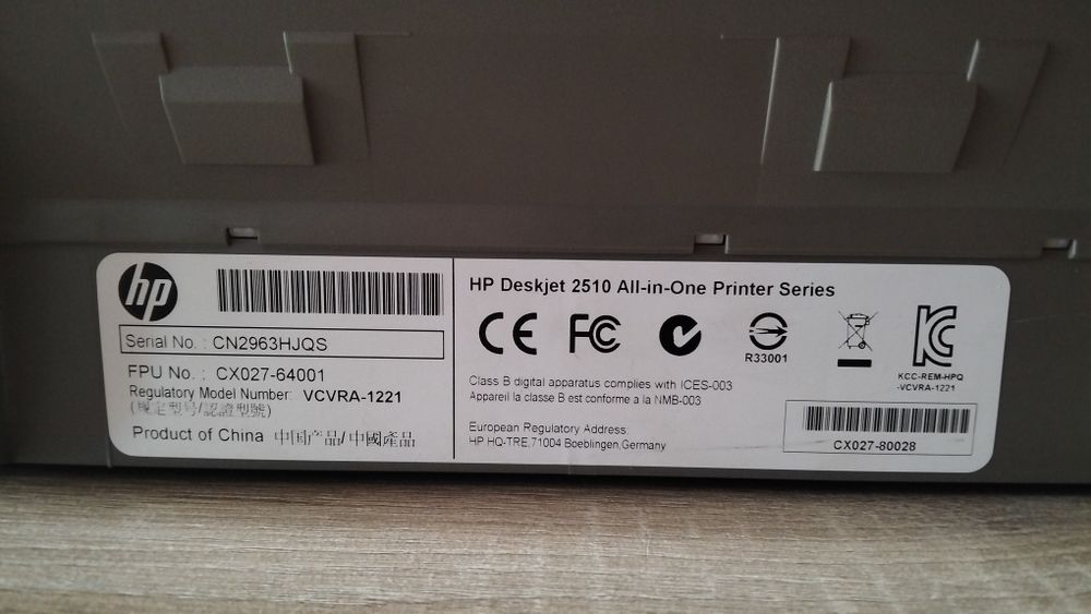 Impressora multifunções HP Deskjet 2510