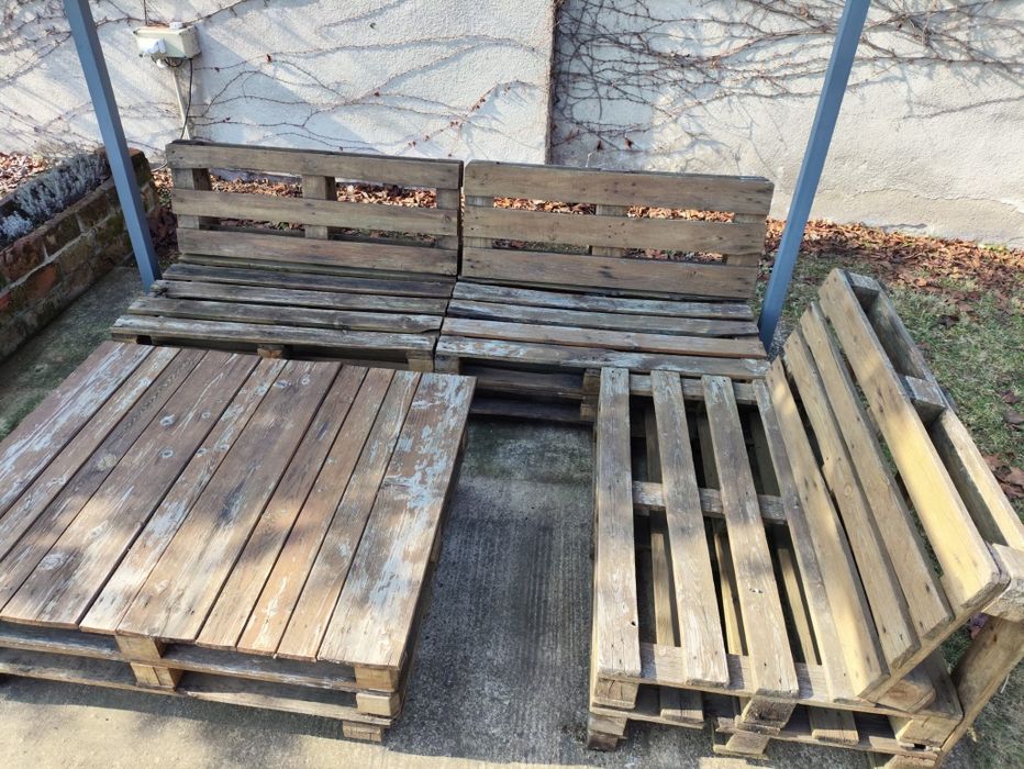 Meble ogrodowe z palet